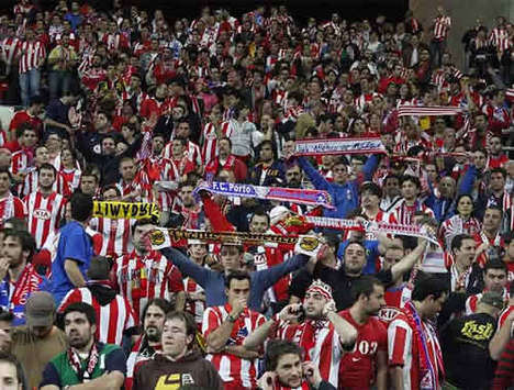 Atletico de Madrid fans, Oporto (MARCA)