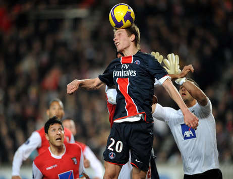 UEFA Cup - PSG-Braga - Chantome vs Eduardo
