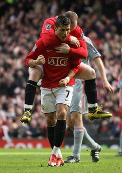 EPL: Cristiano Ronaldo, Manchester United - Liverpool (PA)