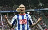 Bundesliga: Hertha BSC - Bayer Leverkusen, Andrej Voronin (firo)