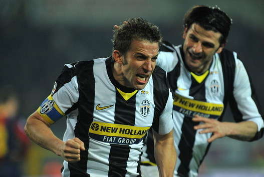 Del Piero-Iaquinta Juventus-Bologna Serie A (Grazia Neri)