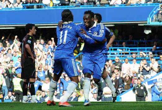 EPL: Michael Essien, Chelsea v Manchester City (PA)