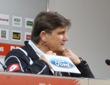 Hans Meyer, während seiner Zeit in Mönchengladbach