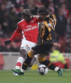 FA Cup: Bacary Sagna - Peter Halmosi, Arsenal - Hull (PA)