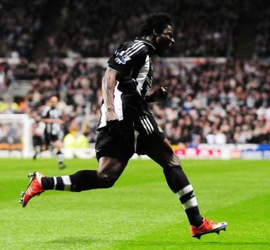EPL: Obafemi Martins, Newcastle United - Arsenal (PA)