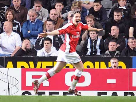 EPL: Samir Nasri, Newcastle United - Arsenal (PA)