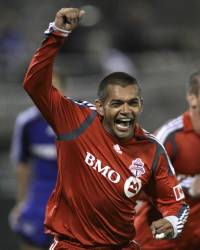 MLS: Amado Guevara, Toronto FC, March 2009 (ISI)