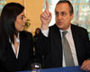 Rosella Sensi e Claudio Lotito sono arrabbiati con le rispettive squadre (Grazia Neri)