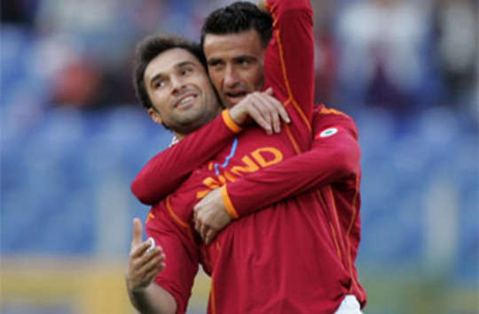 Christian Panucci & Mirko Vucinic - Roma - Serie A (Grazia Neri)