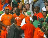 Ivory Coast fans (PA)