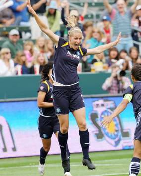 WPS: Allison Faulk, Los Angeles Sol v. Washington Freedom, March 2009