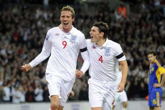 WCQ: Peter Crouch, England - Ukraine (PA)