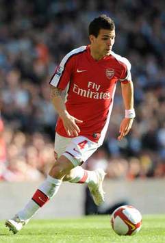 EPL: Francesc Fabregas, Arsenal v Manchester City (PA)