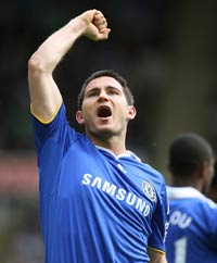 EPL: Frank Lampard, Newcastle United - Chelsea (PA)