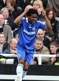 EPL: Florent Malouda, Newcastle United - Chelsea (PA)