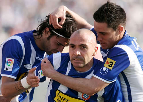 Sergio Sanchez, De la Peña, Callejon, Espanyol-Deportivo (MARCA)