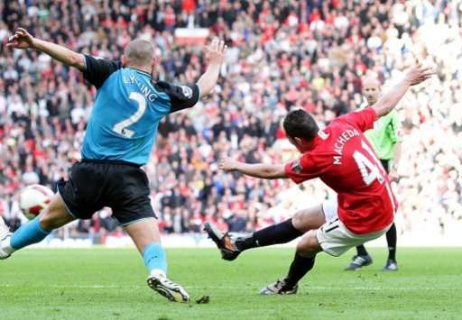 Manchester United's Federico Macheda stuns Aston Villa with his last-minute winner at Old Trafford