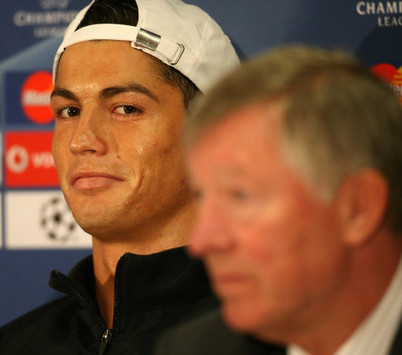 Cristiano Ronaldo and Sir Alex Ferguson - Manchester United (PA)