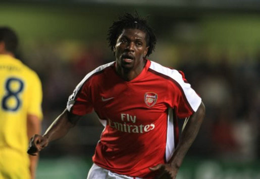 Emmanuel Adebayor, Villarreal-Arsenal (PA)