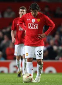 CL: Carlos Tevez, Manchester United v FC Porto (PA)