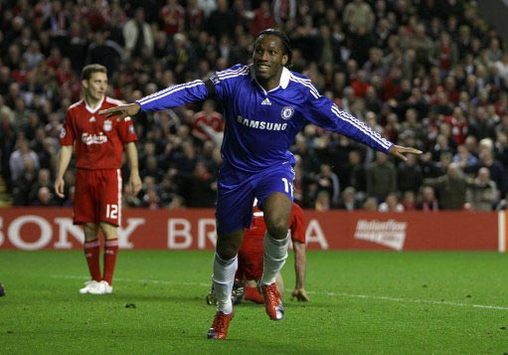 A Drogs delight as Chelsea's Didier Drogba wraps up an emphatic 3-1 win against Liverpool in the Champions League