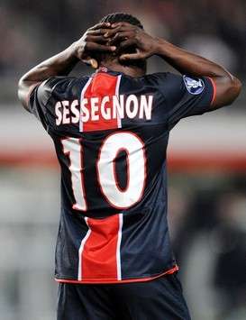 Stephane Sessegnon rues another missed chances against Dynamo Kiev in the UEFA Cup