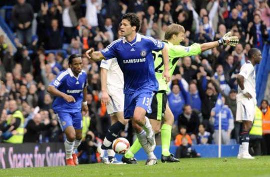 EPL: Michael Ballack, Chelsea - Bolton Wanderers (PA)