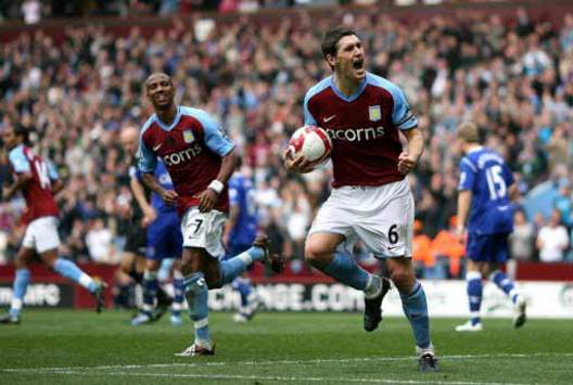 EPL: Gareth Barry, Aston Villa v Everton (PA)