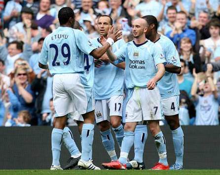 EPL: Stephen Ireland, Manchester City v Fulham (PA)