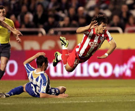 Pablo Amo, Aguero, Deportivo-Atletico de Madrid (MARCA)