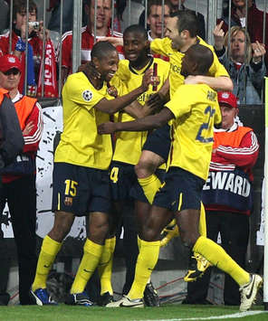 Champions League: Bayern Munich - FC Barcelona (firo)