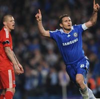 CL:Frank Lampard, Chelsea v Liverpool (PA)