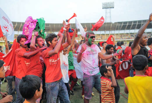 Churchill Brothers Title Celebrations I (Mango Peel)