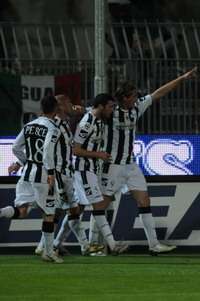 Serie B, Ascoli-Frosinone: Pesce, Soncin, Giorgi, Çani - Ascoli (Foto Grazia Neri)