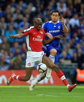 FA Cup: Vassiriki Diaby - Frank Lampard, Arsenal - Chelsea (PA)