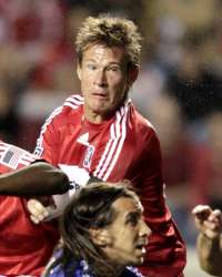 MLS: Brian McBride, Chicago Fire, April 2009 (ISI)