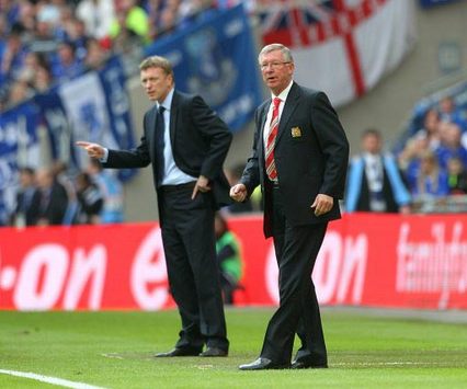 FA Cup: David Moyes - Alex Ferguson, Manchester United - Everton (PA)