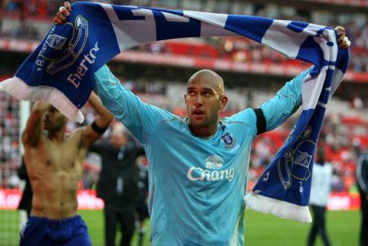 FA Cup: Tim Howard, Manchester United - Everton (PA)