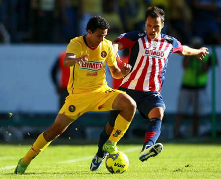 Enrique Esqueda y Aaron Galindo- Chivas vs America (Mexsport)