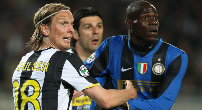 Mario Balotelli & Christian Poulsen - Juventus-Inter (Grazia Neri)