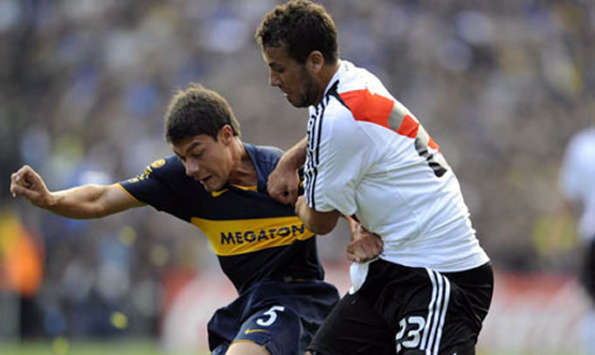 Sebastian Battaglia - Cristian Fabbiani - Boca Juniors-River Plate
