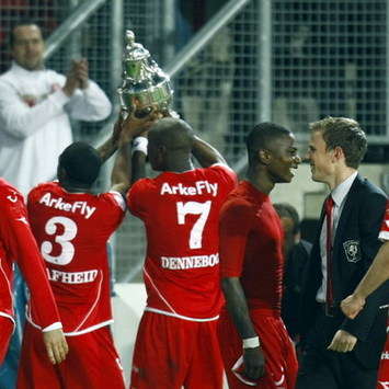 Players FC Twente after FC Twente - NAC Breda, halve finale KNVB Beker (foto PRO SHOTS)