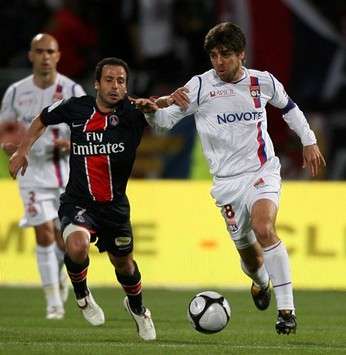 Ligue 1 : Ludovic Giuly (Paris SG) vs Juninho (Lyon)