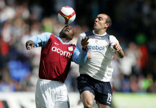 EPL: Gavin McCann - Emile Heskey, Bolton Wanderers - Aston Villa (PA)