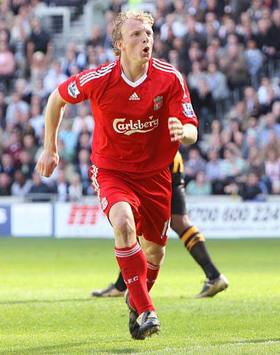 Liverpool's deadly Dutchman Dirk Kuyt scored a brace to down Hull City (PA)