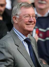 EPL: Alex Ferguson, Manchester United v Tottenham Hotspur (PA)