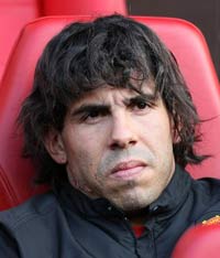 EPL: Carlos Tevez,, Manchester United v Tottenham Hotspur (PA)