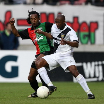 Lorenzo Davids vs Ellery Caïro, NEC - NAC Breda (Foto PROSHOTS)