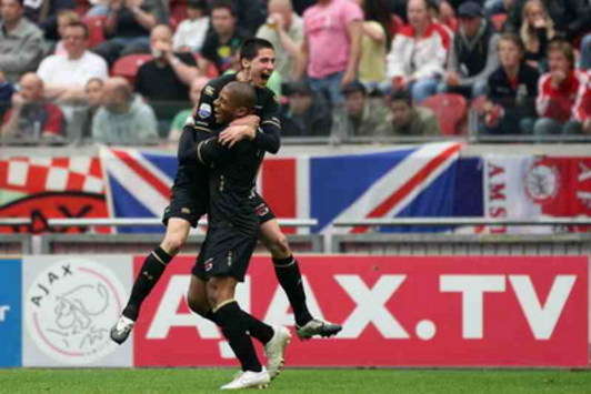 Jeremain Lens and Marko Vejinovic, Ajax - AZ Alkmaar (foto PRO SHOTS)