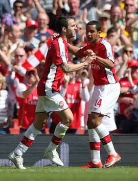 EPL: Francesc Fabregas, Arsenal v Middlesbrough (PA)